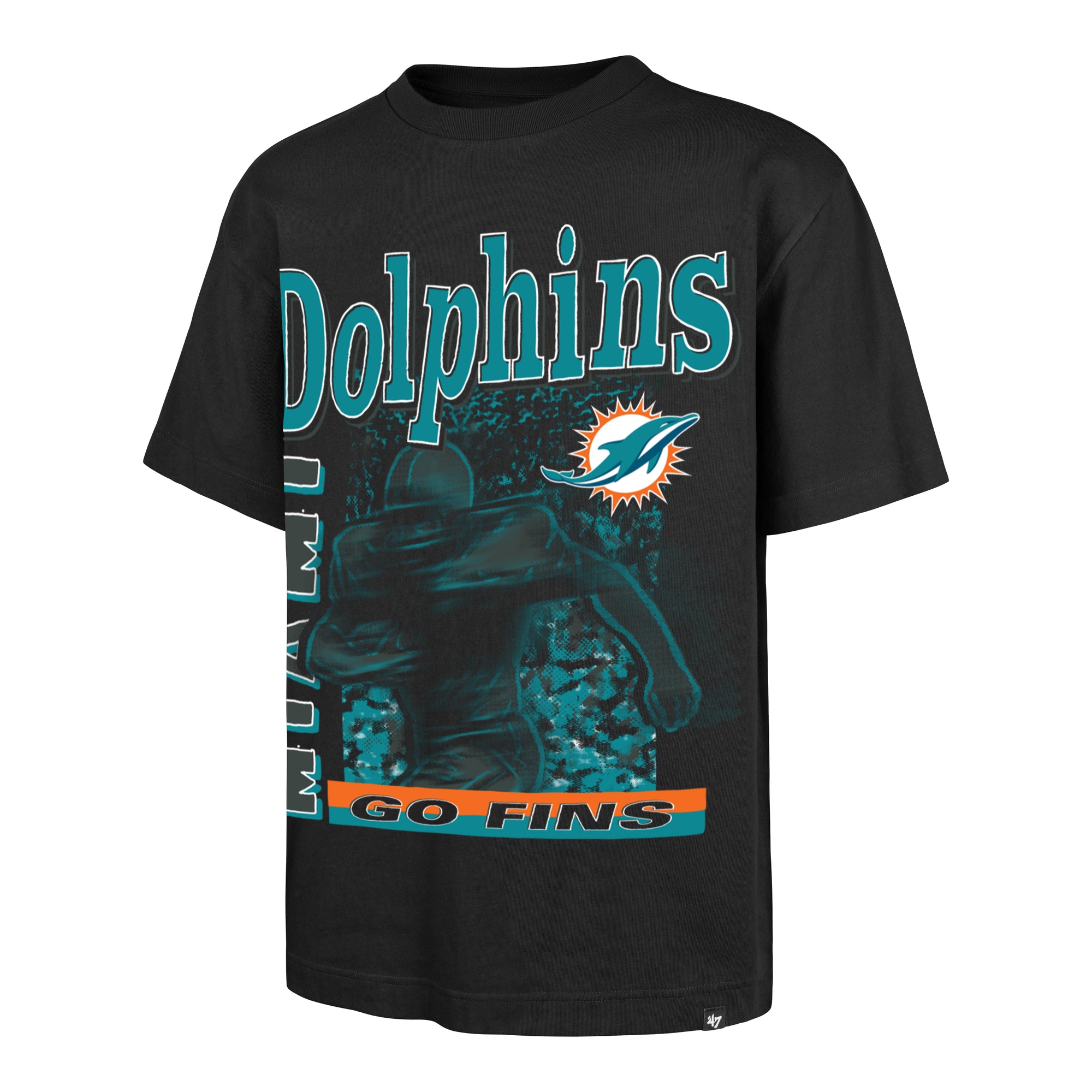 MIAMI DOLPHINS SPEED BURST '47 FOUNDATION TEE