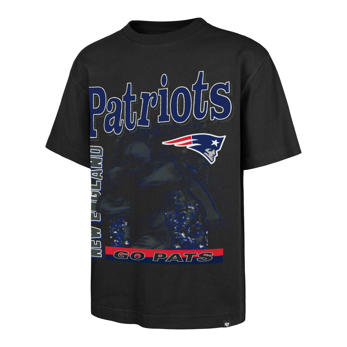 NEW ENGLAND PATRIOTS SPEED BURST '47 FOUNDATION TEE
