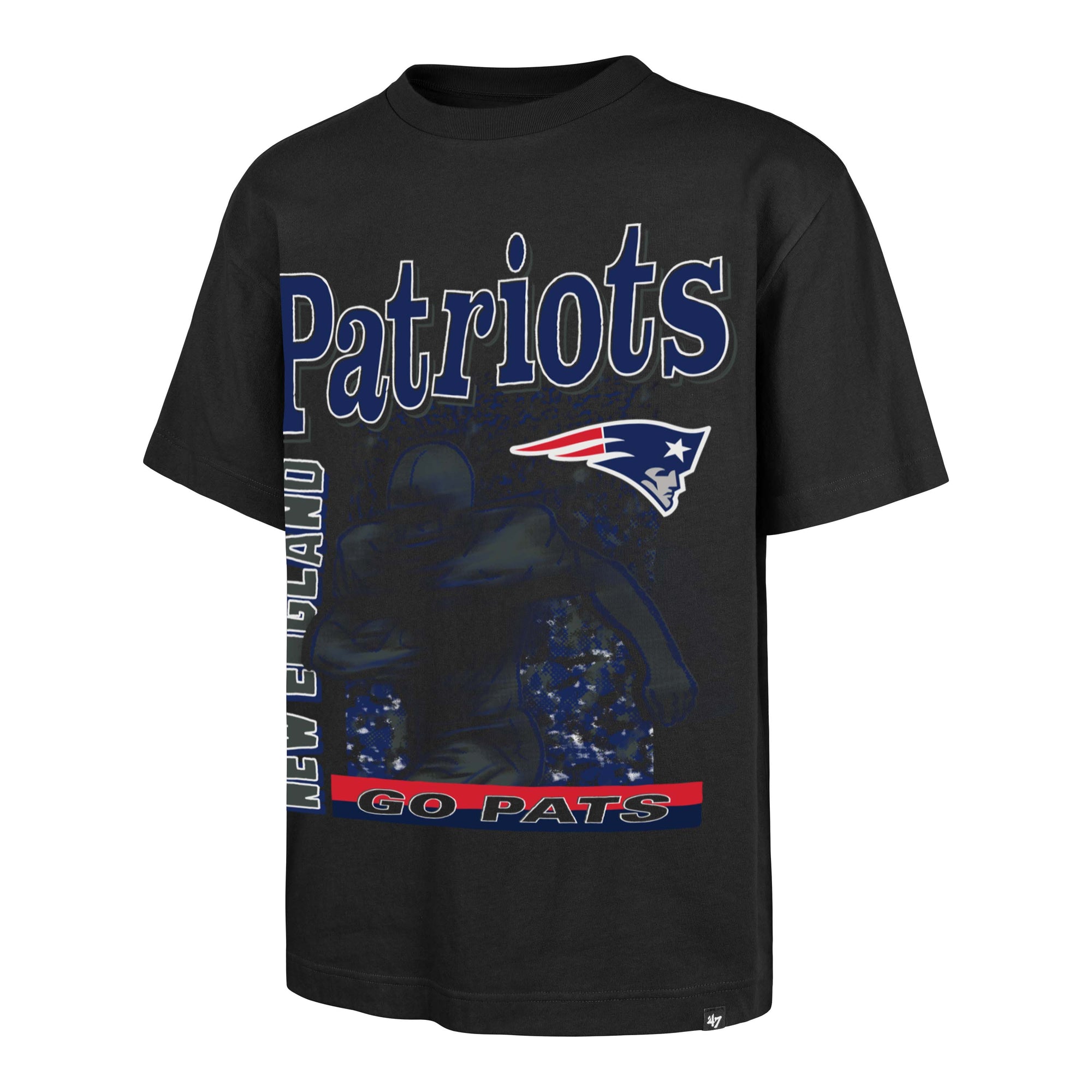 NEW ENGLAND PATRIOTS SPEED BURST '47 FOUNDATION TEE
