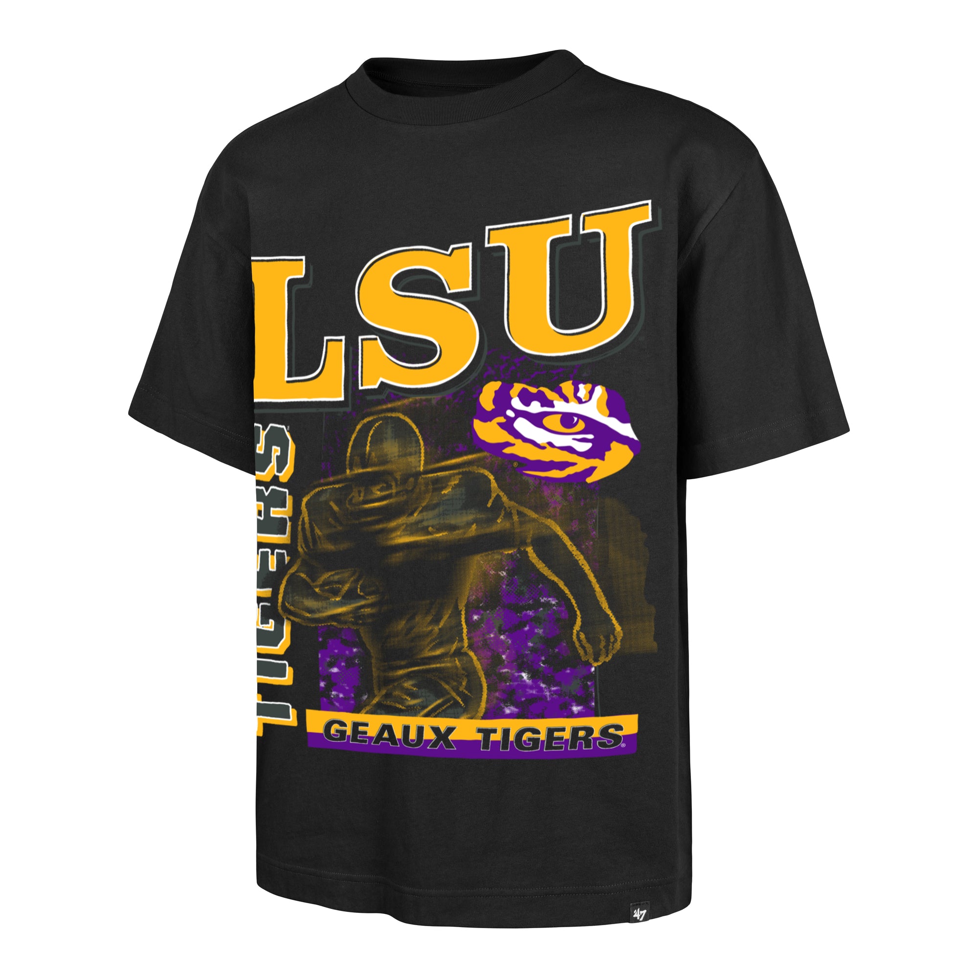 LOUISIANA STATE TIGERS LSU SPEED BURST '47 FOUNDATION TEE