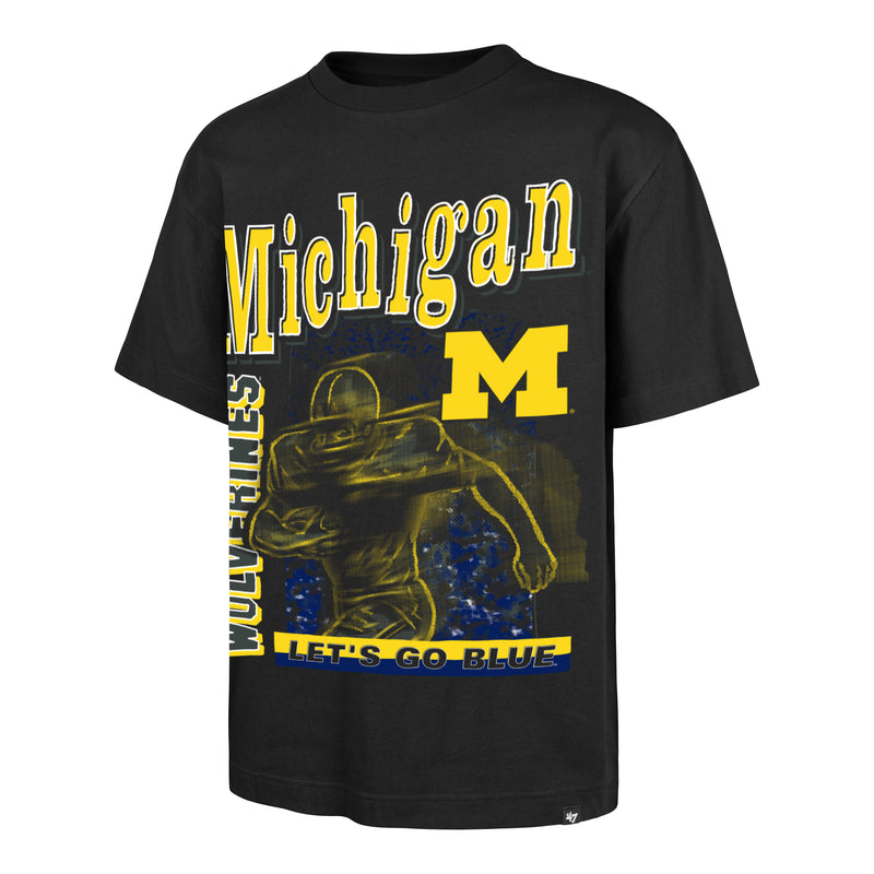 MICHIGAN WOLVERINES SPEED BURST '47 FOUNDATION TEE
