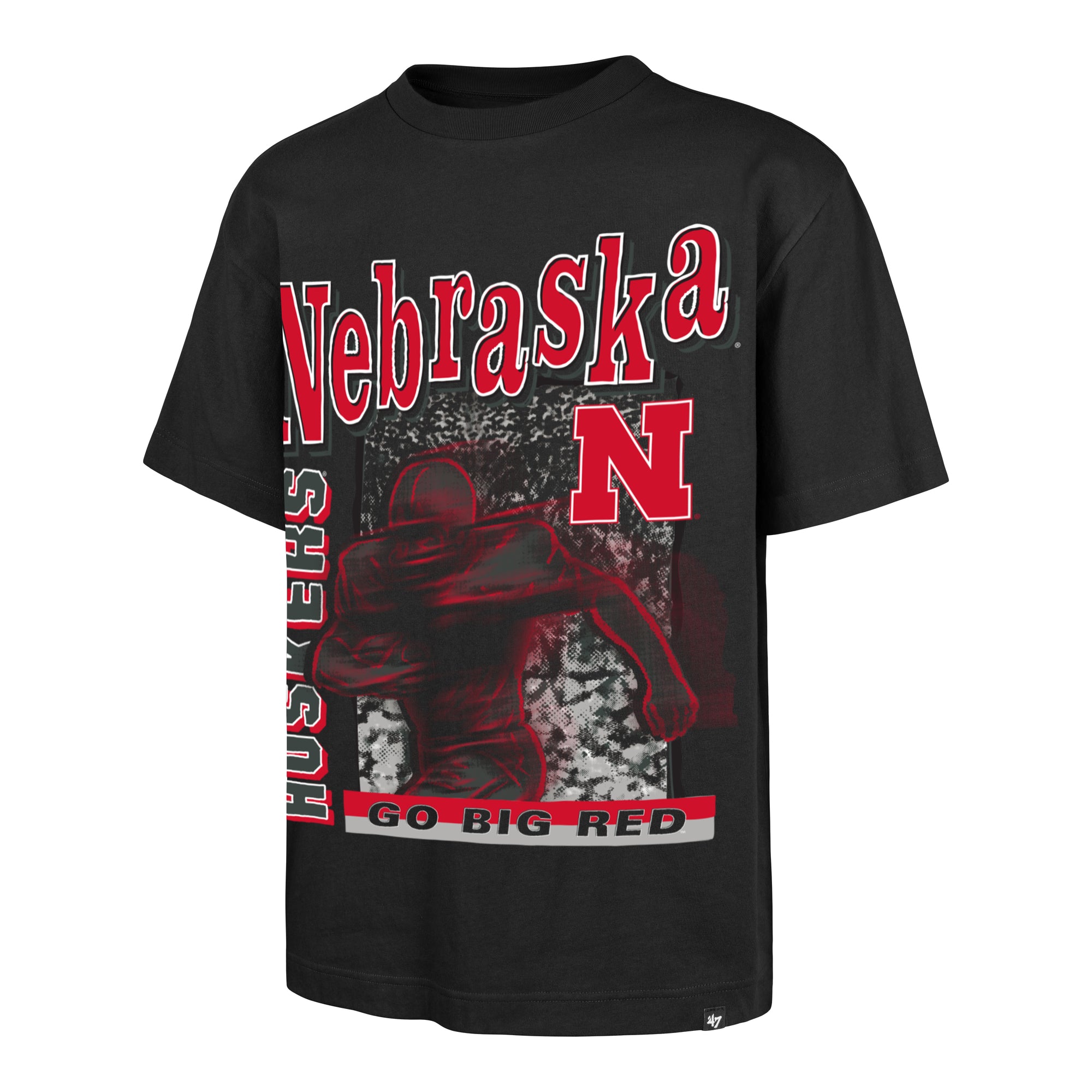NEBRASKA CORNHUSKERS SPEED BURST '47 FOUNDATION TEE