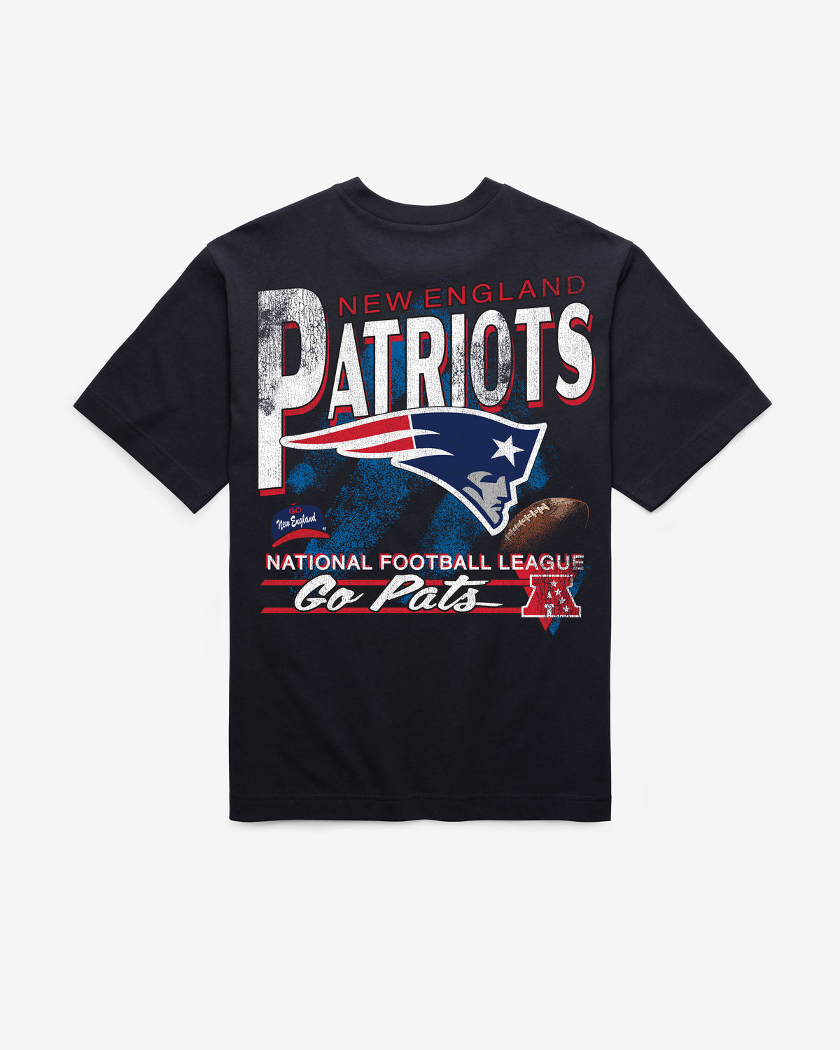 NEW ENGLAND PATRIOTS UNDER BAR '47 FOUNDATION TEE