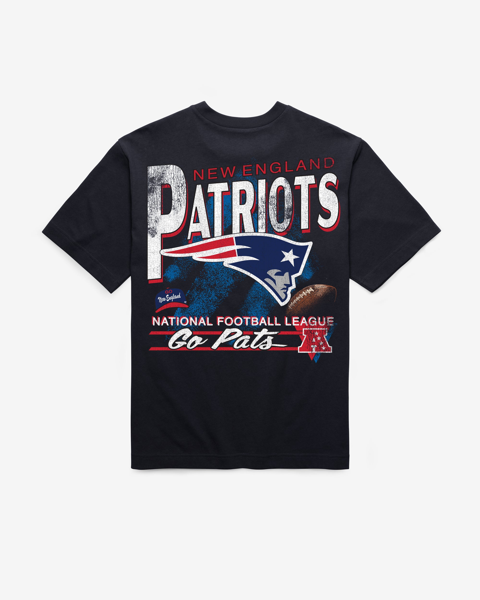 NEW ENGLAND PATRIOTS UNDER BAR '47 FOUNDATION TEE
