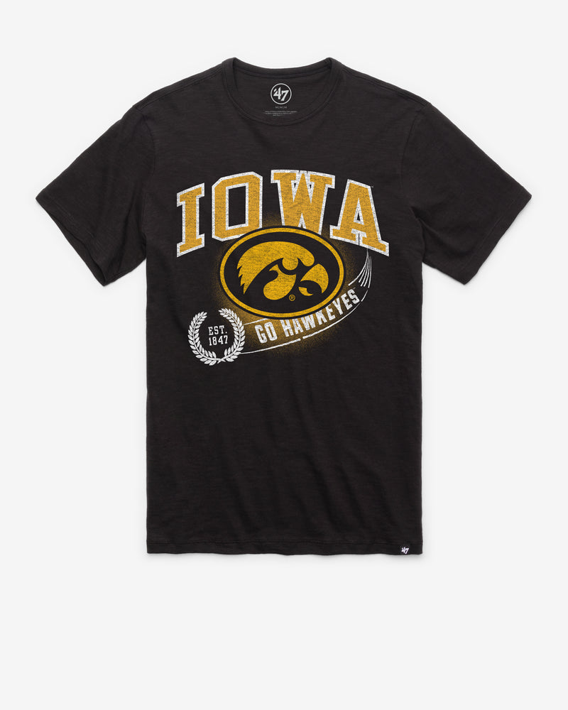 IOWA HAWKEYES STREAK '47 SCRUM TEE