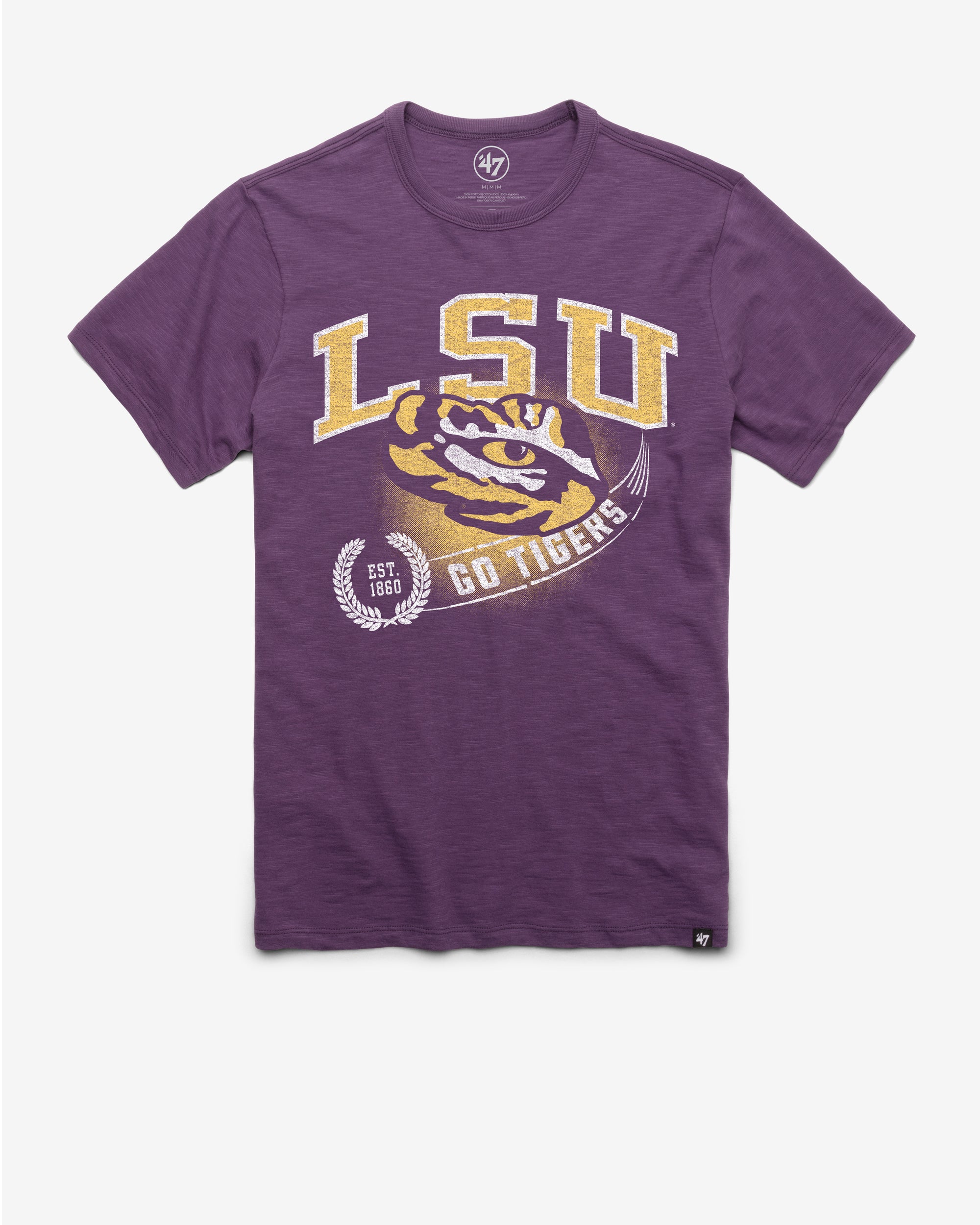 LOUISIANA STATE TIGERS LSU STREAK '47 SCRUM TEE