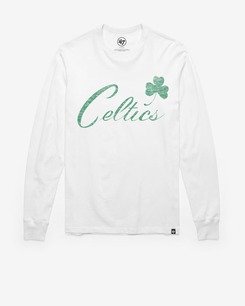 BOSTON CELTICS HARDWOOD CLASSICS PREMIER '47 FRANKLIN LONG SLEEVE TEE