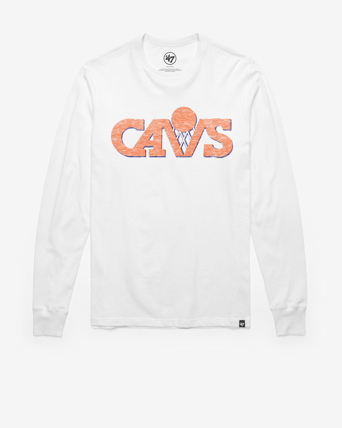 CLEVELAND CAVALIERS HARDWOOD CLASSICS PREMIER '47 FRANKLIN LONG SLEEVE TEE