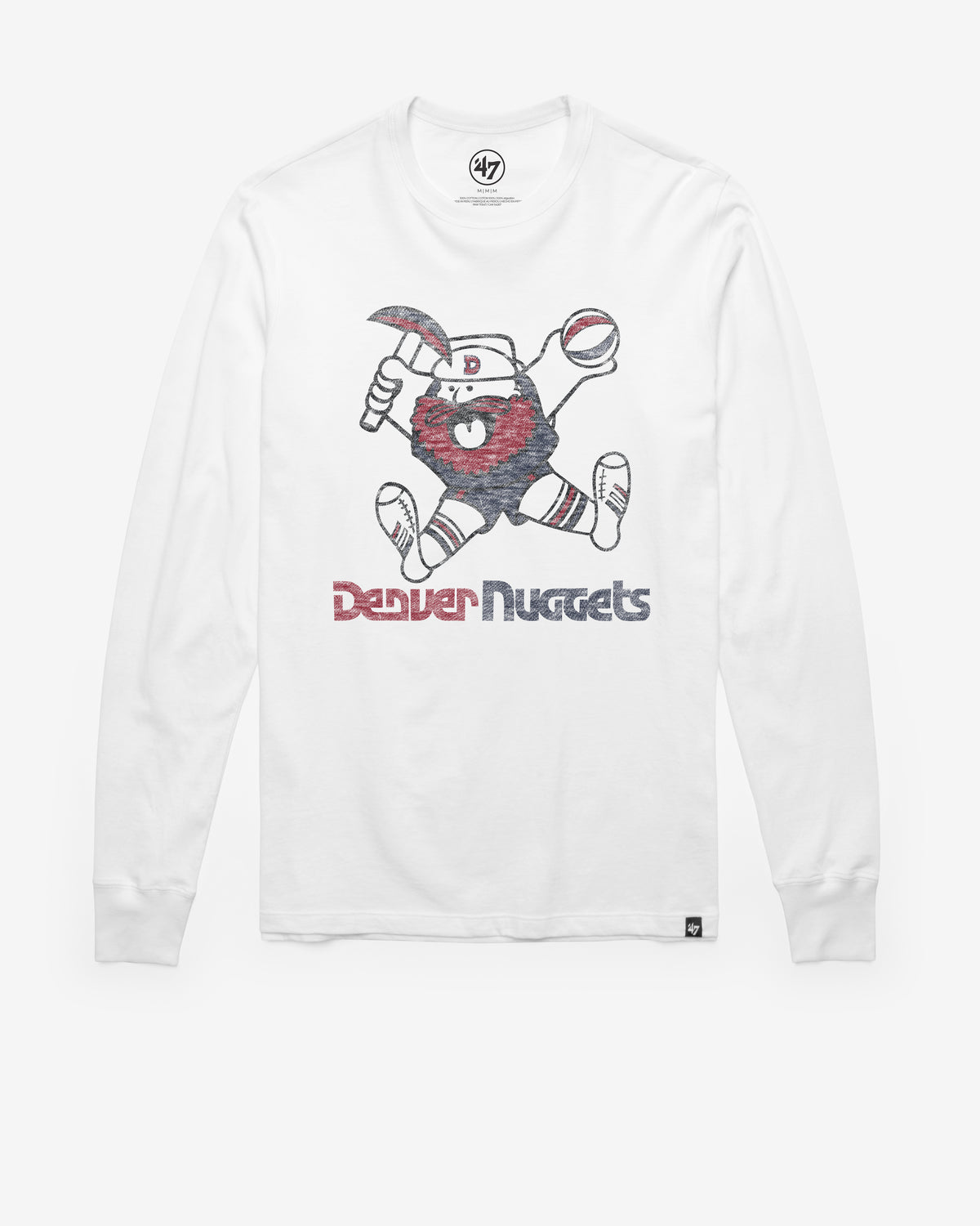 DENVER NUGGETS HARDWOOD CLASSICS PREMIER '47 FRANKLIN LONG SLEEVE TEE