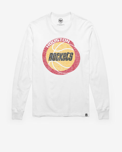 HOUSTON ROCKETS HARDWOOD CLASSICS PREMIER '47 FRANKLIN LONG SLEEVE TEE