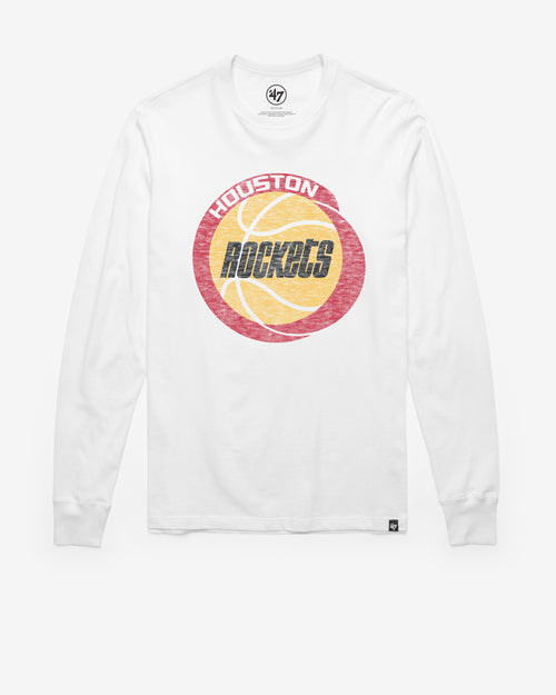 HOUSTON ROCKETS HARDWOOD CLASSICS PREMIER '47 FRANKLIN LONG SLEEVE TEE