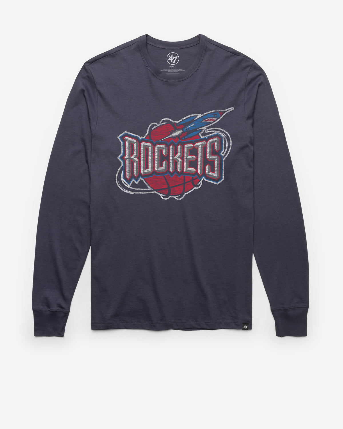 HOUSTON ROCKETS HARDWOOD CLASSICS PREMIER '47 FRANKLIN LONG SLEEVE TEE