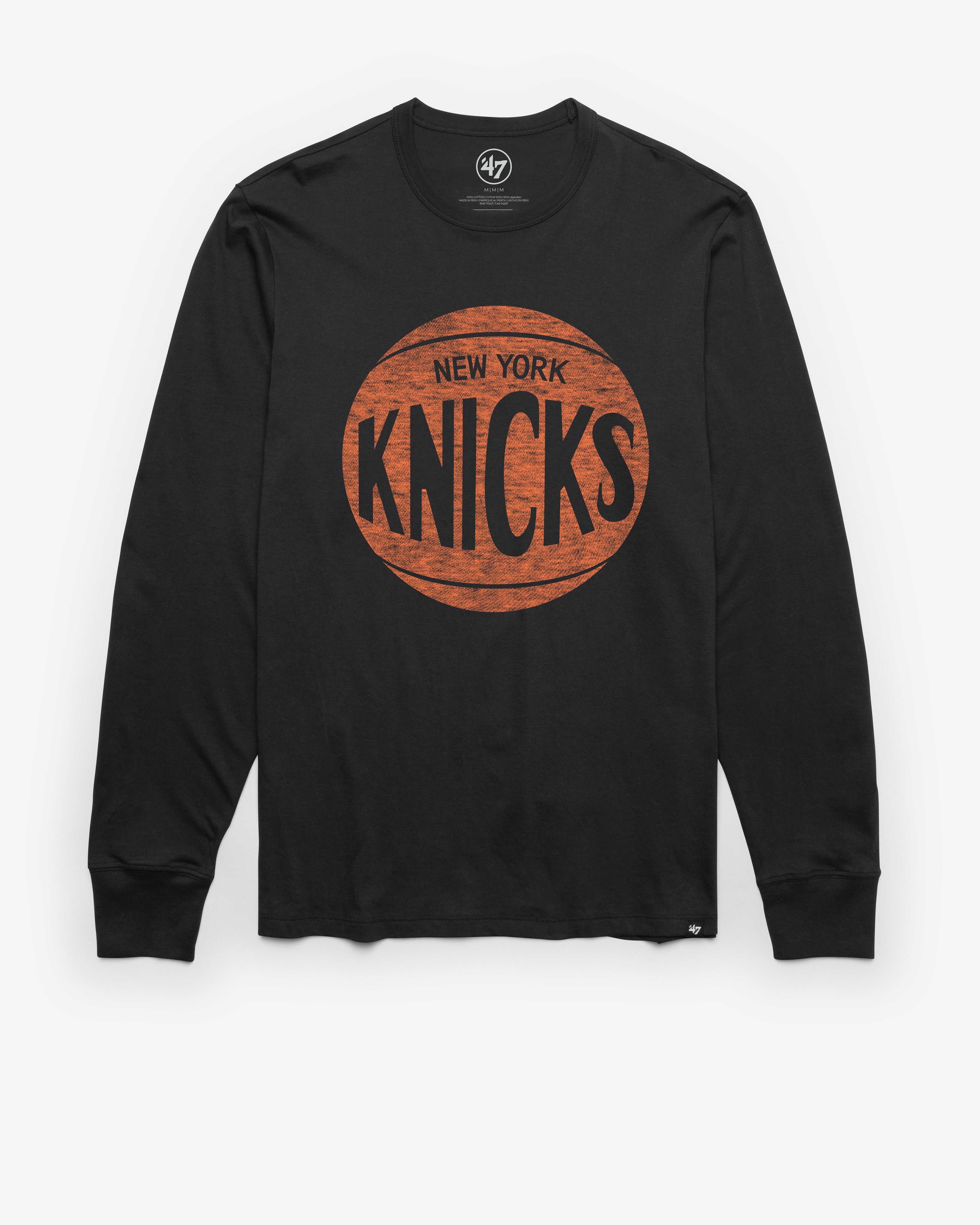 NEW YORK KNICKS HARDWOOD CLASSICS PREMIER '47 FRANKLIN LONG SLEEVE