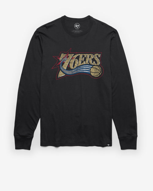 PHILADELPHIA 76ERS HARDWOOD CLASSICS PREMIER '47 FRANKLIN LONG SLEEVE TEE