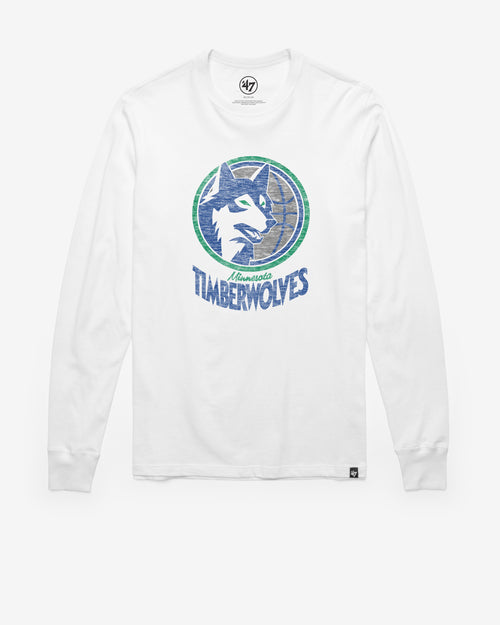 MINNESOTA TIMBERWOLVES HARDWOOD CLASSICS PREMIER '47 FRANKLIN LONG SLEEVE TEE