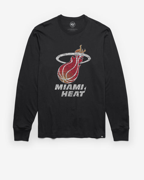 MIAMI HEAT HARDWOOD CLASSICS PREMIER '47 FRANKLIN LONG SLEEVE TEE