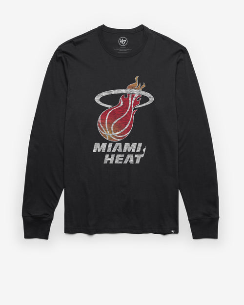 MIAMI HEAT HARDWOOD CLASSICS PREMIER '47 FRANKLIN LONG SLEEVE TEE