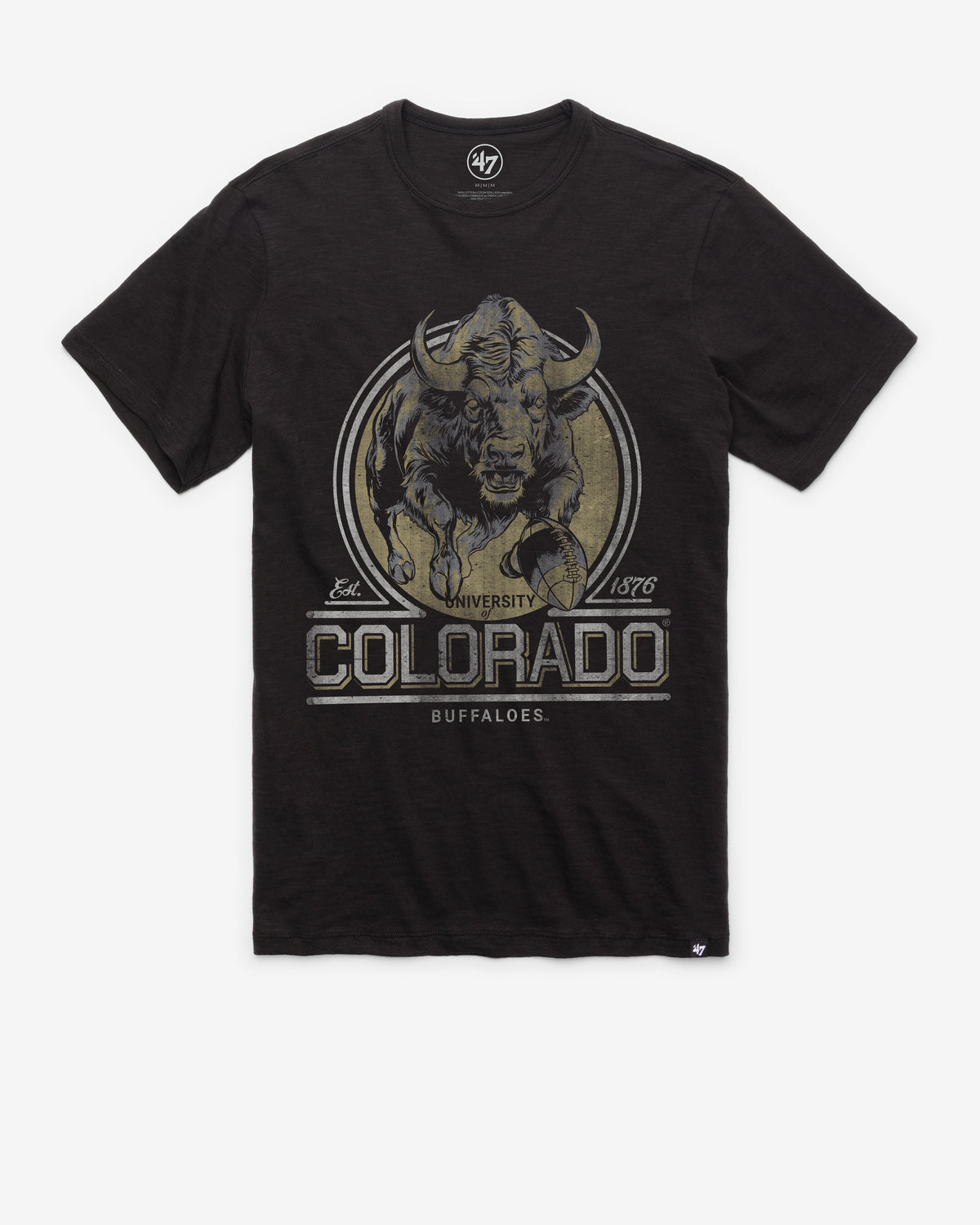 COLORADO BUFFALOES VINTAGE EMBLEM MARK '47 SCRUM TEE