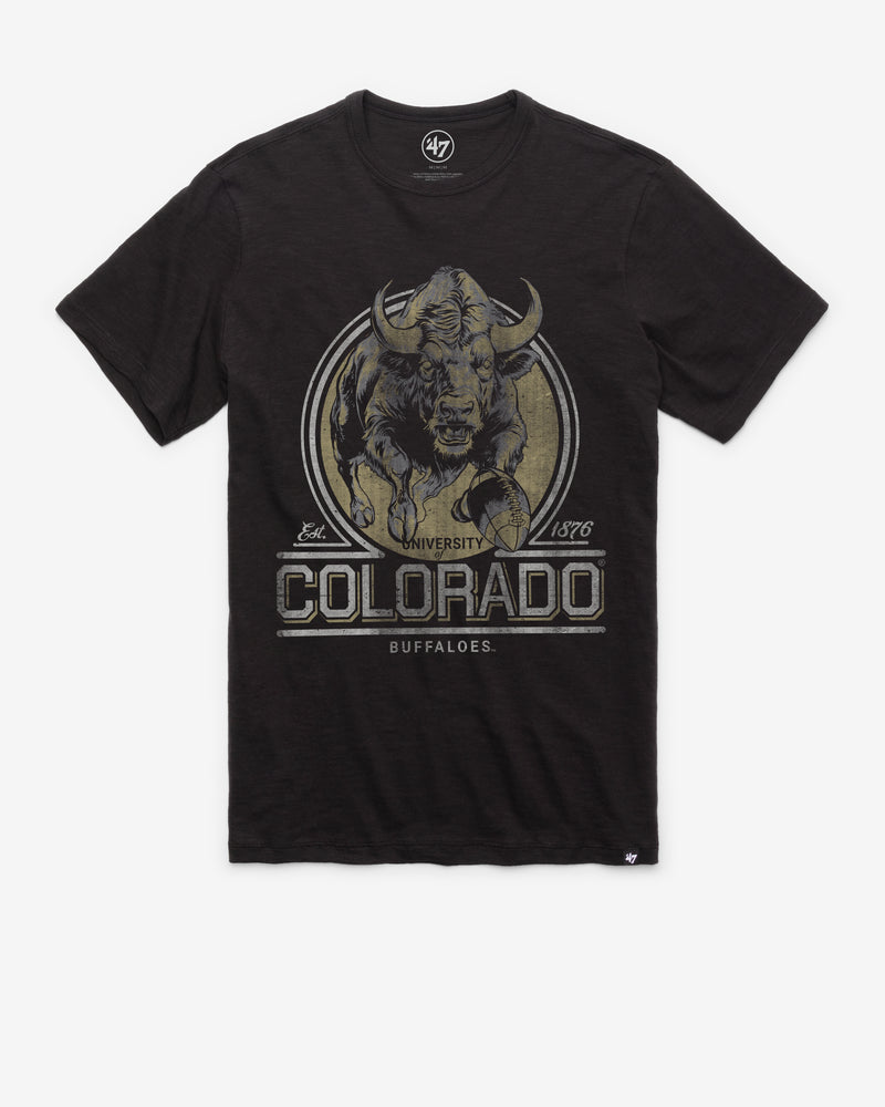 COLORADO BUFFALOES VINTAGE EMBLEM MARK '47 SCRUM TEE