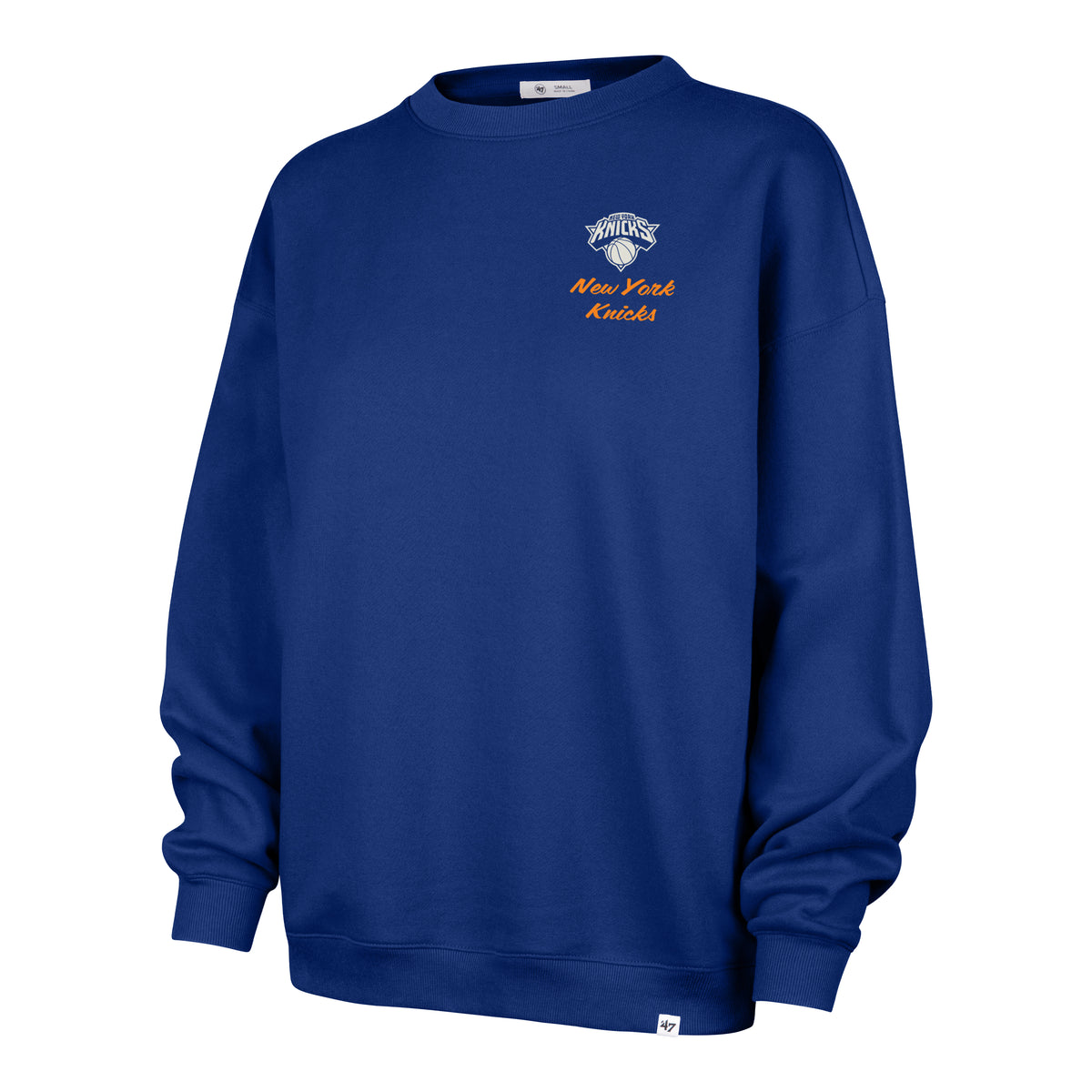 NEW YORK KNICKS SHOUT IT OUT '47 WOMEN'S OVERSIZED CREW