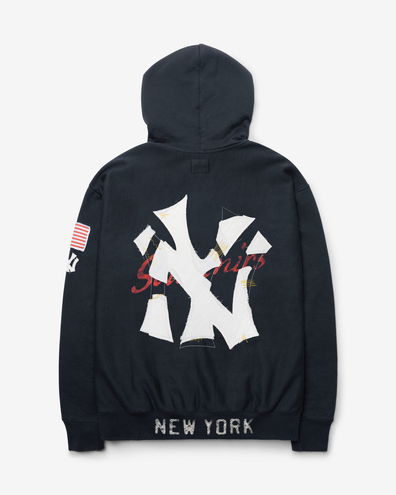NEW YORK YANKEES COOPERSTOWN FIRST NINE DISTRESSED '47 FULL ZIP HOOD