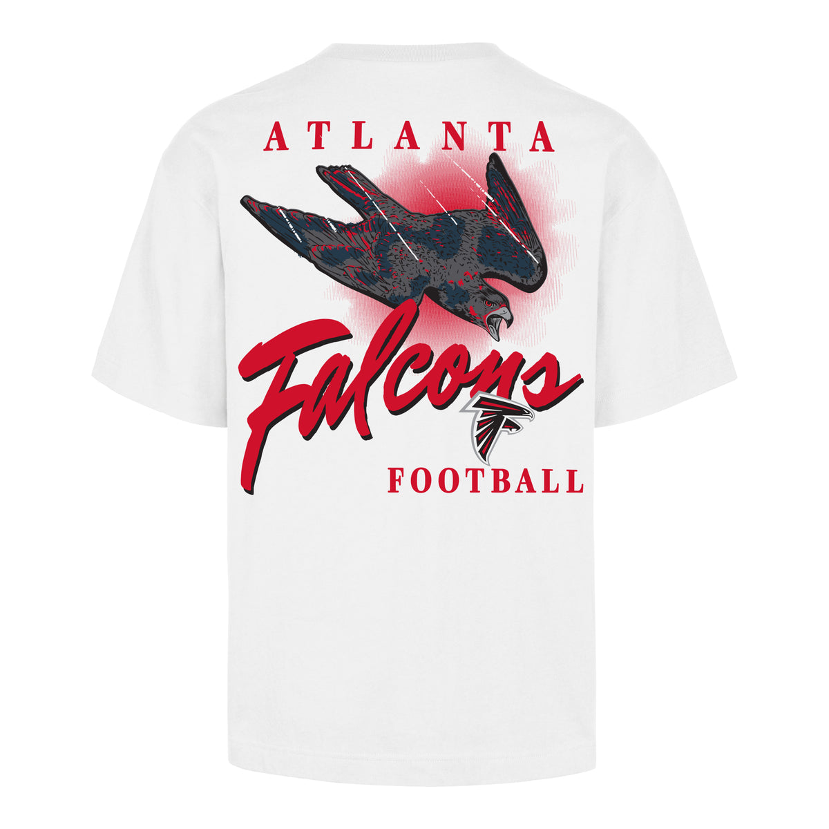 ATLANTA FALCONS BACKER SCRIPT ILLUSTRATED '47 FOUNDATION TEE