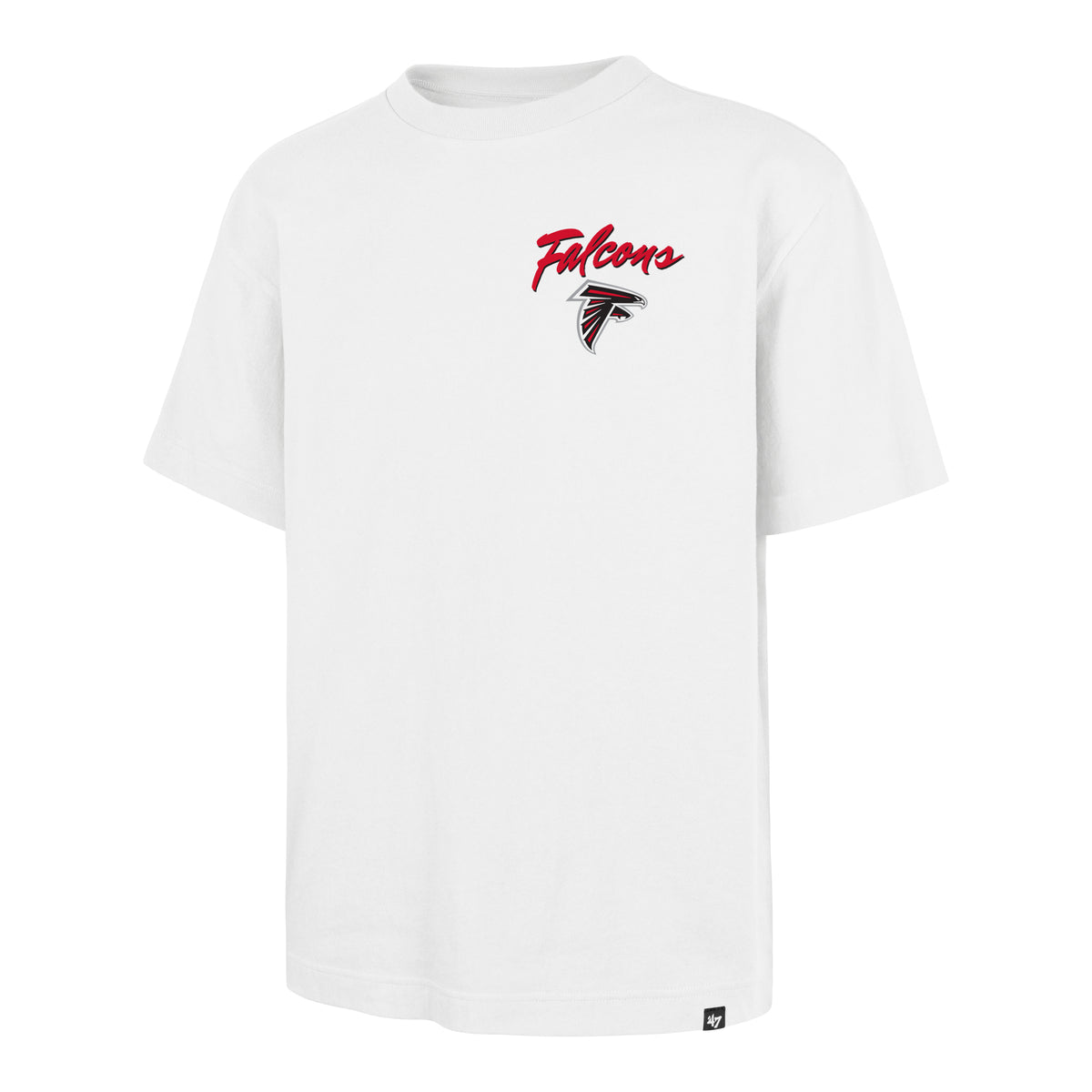 ATLANTA FALCONS BACKER SCRIPT ILLUSTRATED '47 FOUNDATION TEE