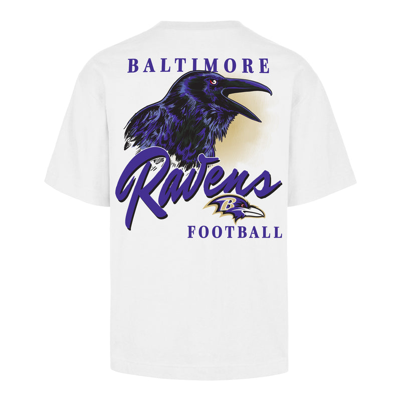 BALTIMORE RAVENS BACKER SCRIPT ILLUSTRATED '47 FOUNDATION TEE