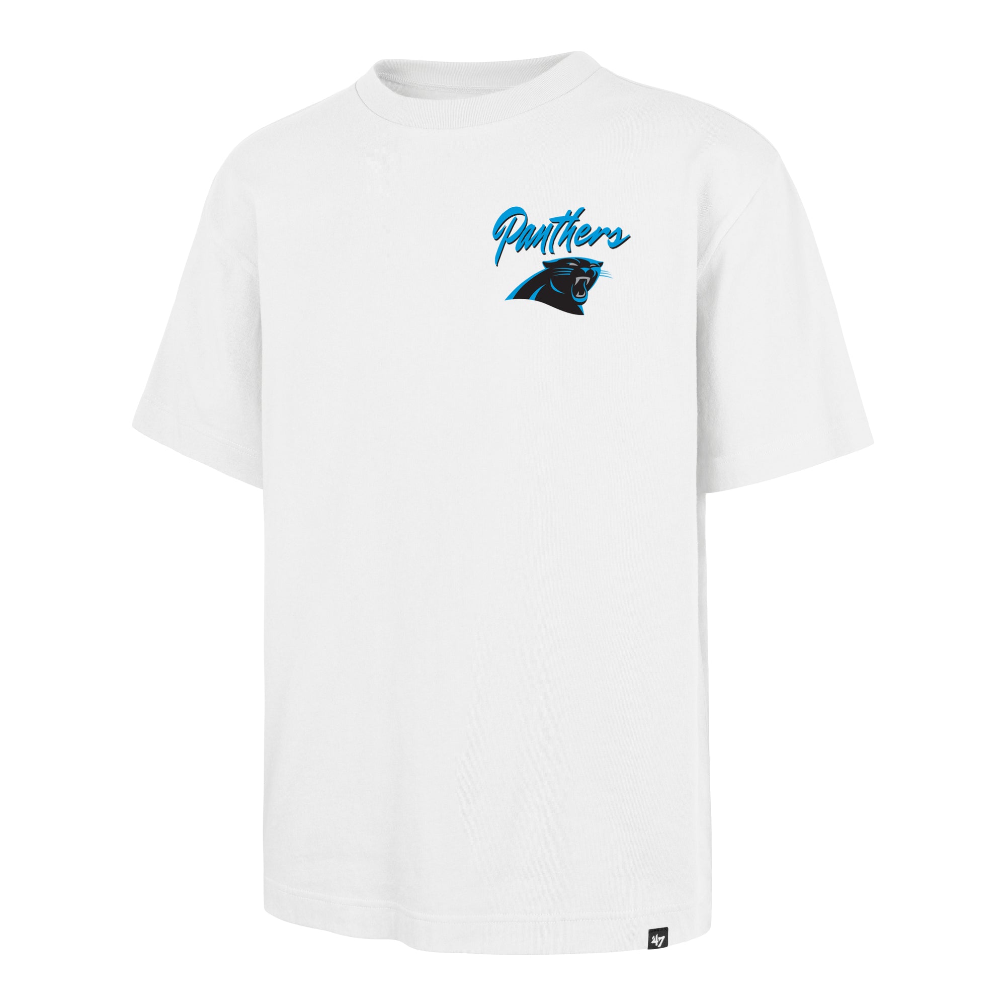 CAROLINA PANTHERS BACKER SCRIPT ILLUSTRATED '47 FOUNDATION TEE