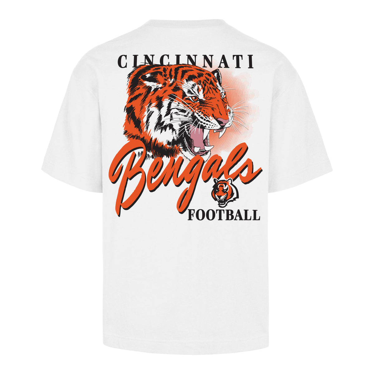 CINCINNATI BENGALS BACKER SCRIPT ILLUSTRATED '47 FOUNDATION TEE