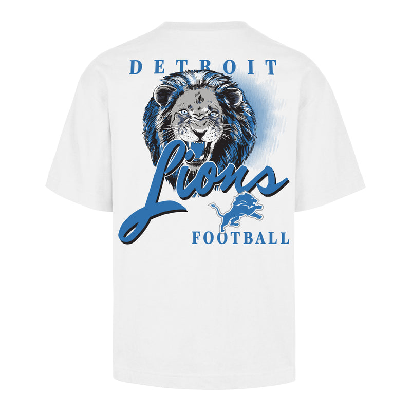 DETROIT LIONS BACKER SCRIPT ILLUSTRATED '47 FOUNDATION TEE