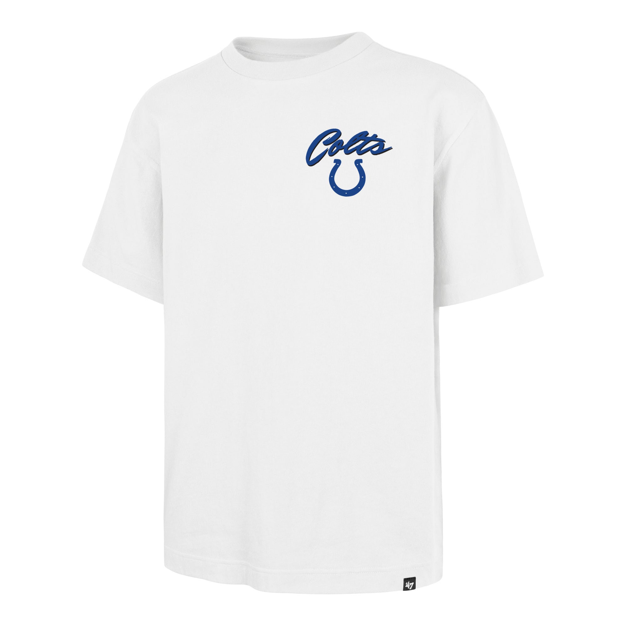 INDIANAPOLIS COLTS BACKER SCRIPT ILLUSTRATED '47 FOUNDATION TEE