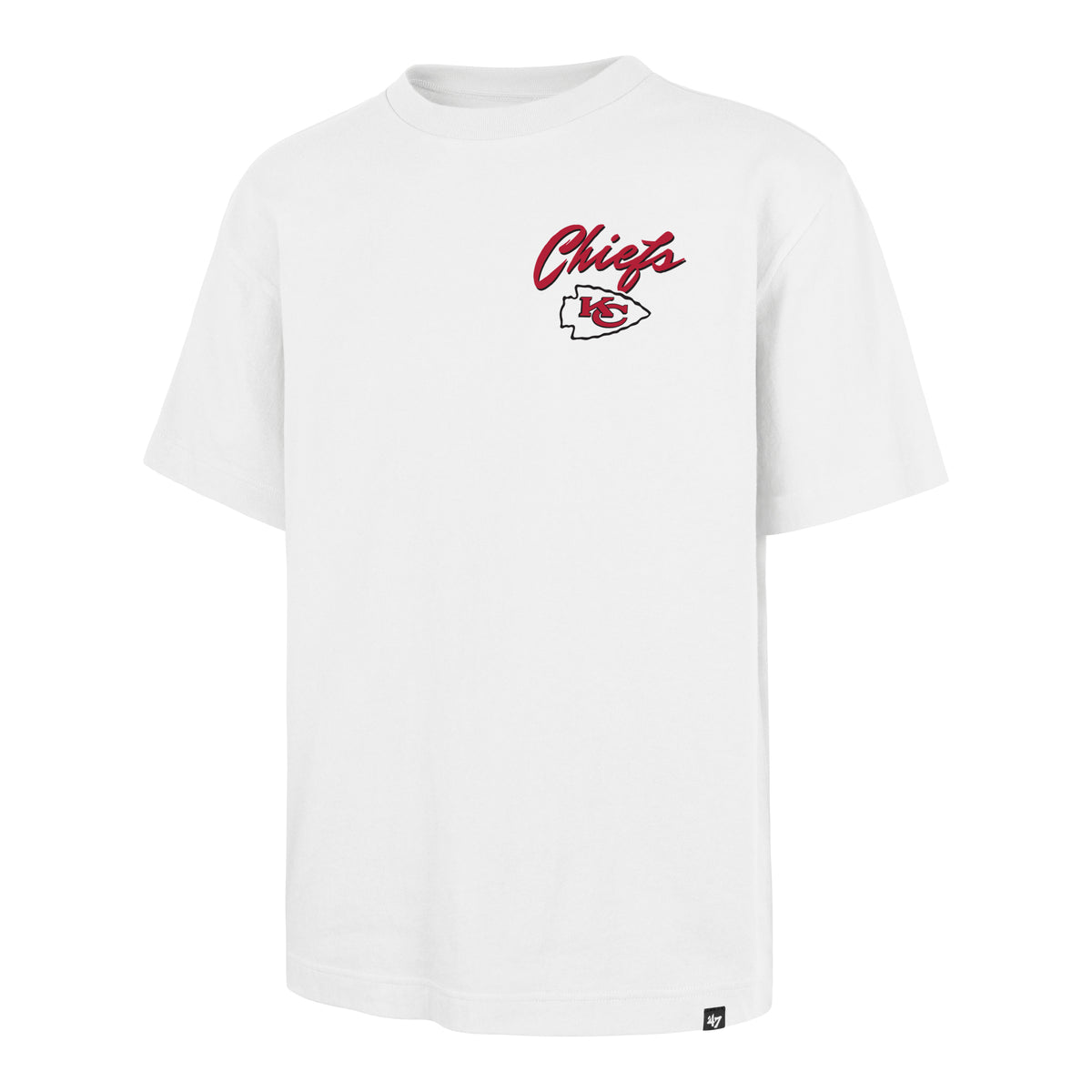 KANSAS CITY CHIEFS BACKER SCRIPT ILLUSTRATED '47 FOUNDATION TEE