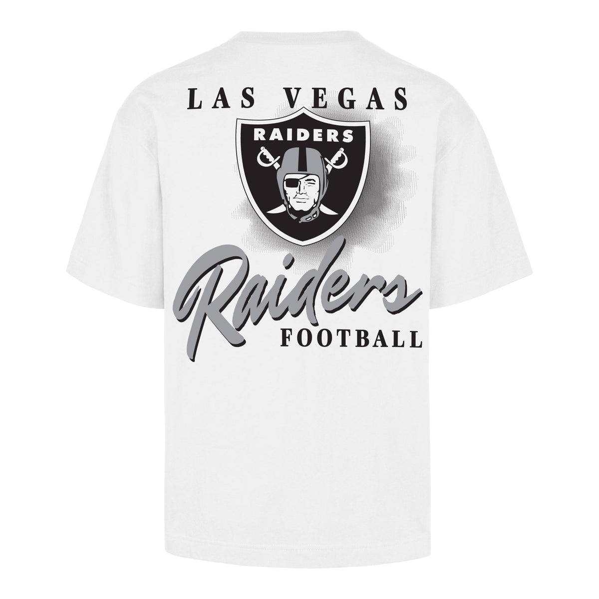 LAS VEGAS RAIDERS BACKER SCRIPT ILLUSTRATED '47 FOUNDATION TEE