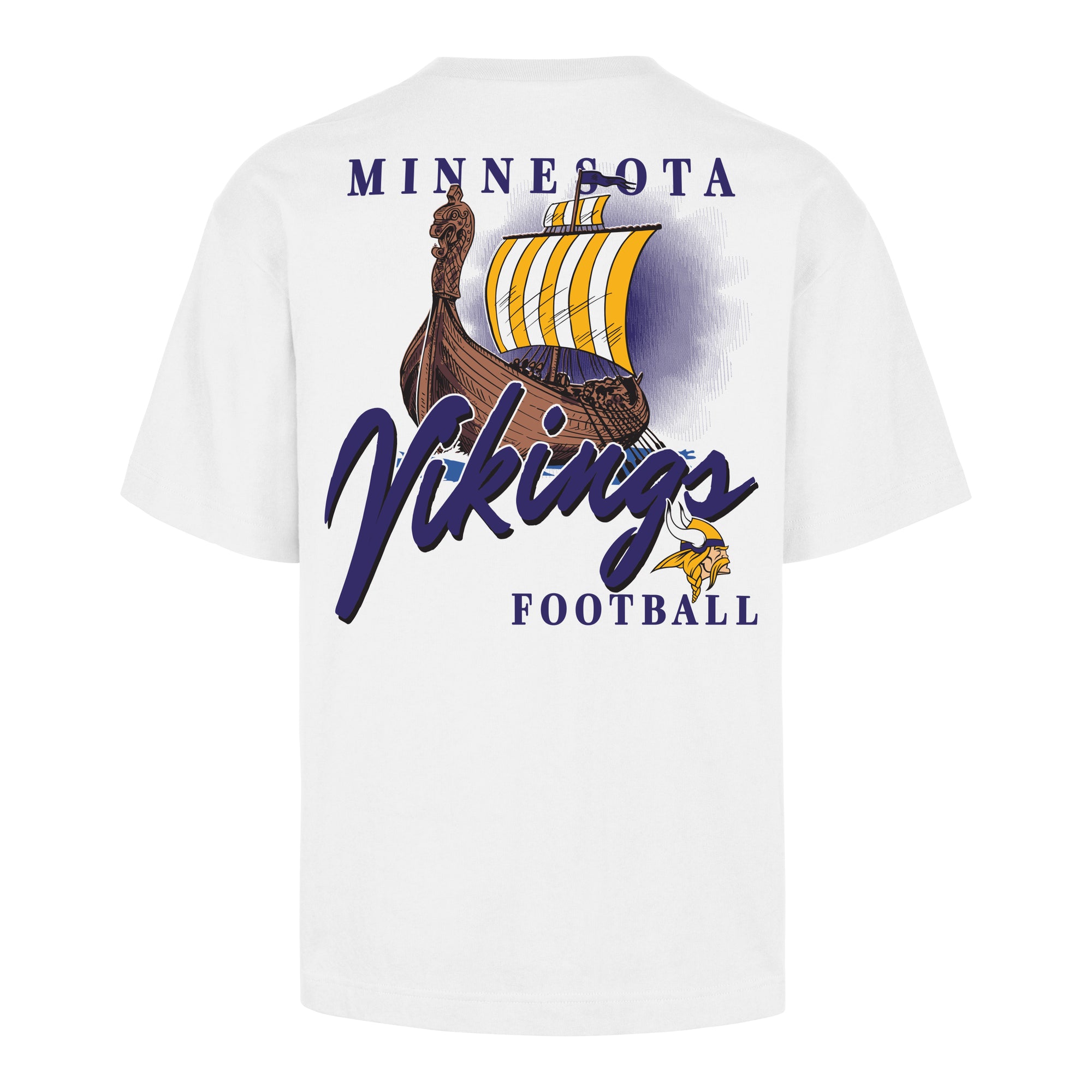 MINNESOTA VIKINGS BACKER SCRIPT ILLUSTRATED '47 FOUNDATION TEE
