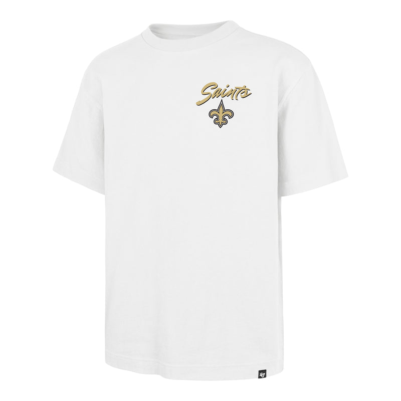 NEW ORLEANS SAINTS BACKER SCRIPT ILLUSTRATED '47 FOUNDATION TEE