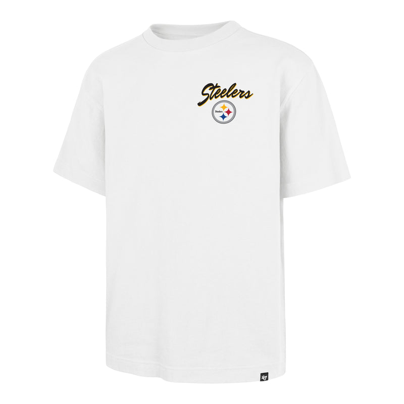 PITTSBURGH STEELERS BACKER SCRIPT ILLUSTRATED '47 FOUNDATION TEE