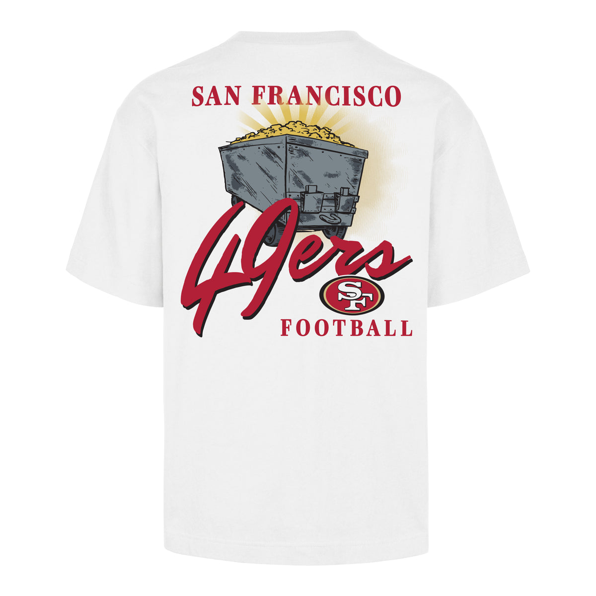 SAN FRANCISCO 49ERS BACKER SCRIPT ILLUSTRATED '47 FOUNDATION TEE