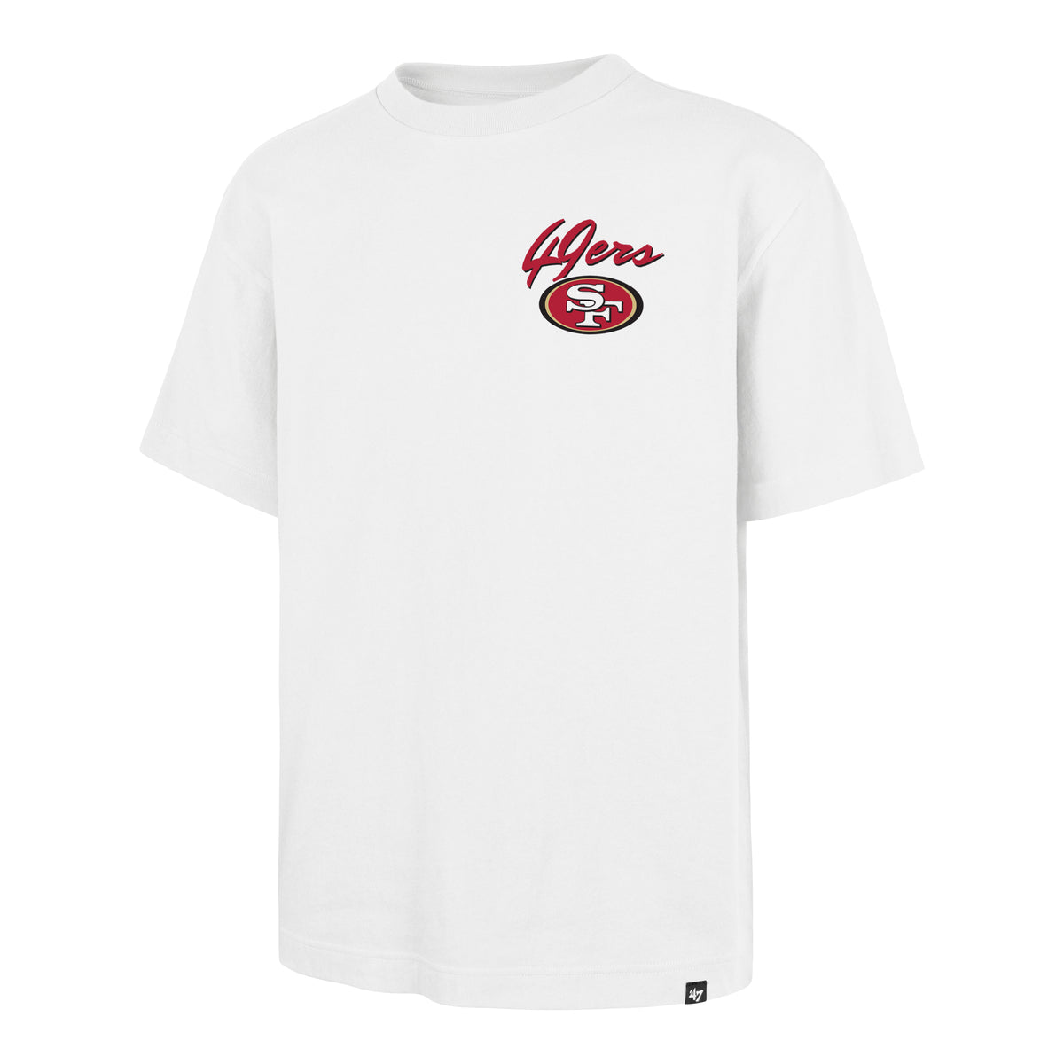SAN FRANCISCO 49ERS BACKER SCRIPT ILLUSTRATED '47 FOUNDATION TEE