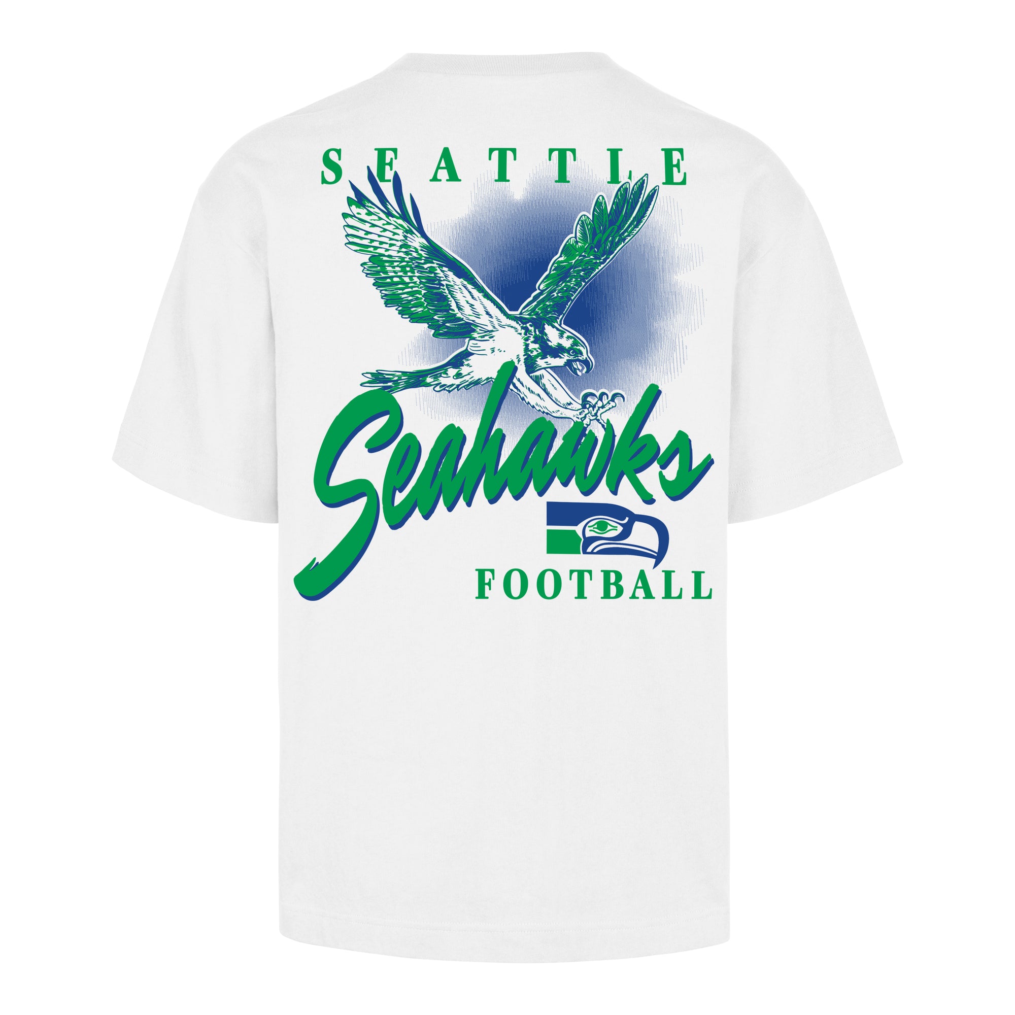 SEATTLE SEAHAWKS HISTORIC BACKER SCRIPT ILLUSTRATED '47 FOUNDATION TEE