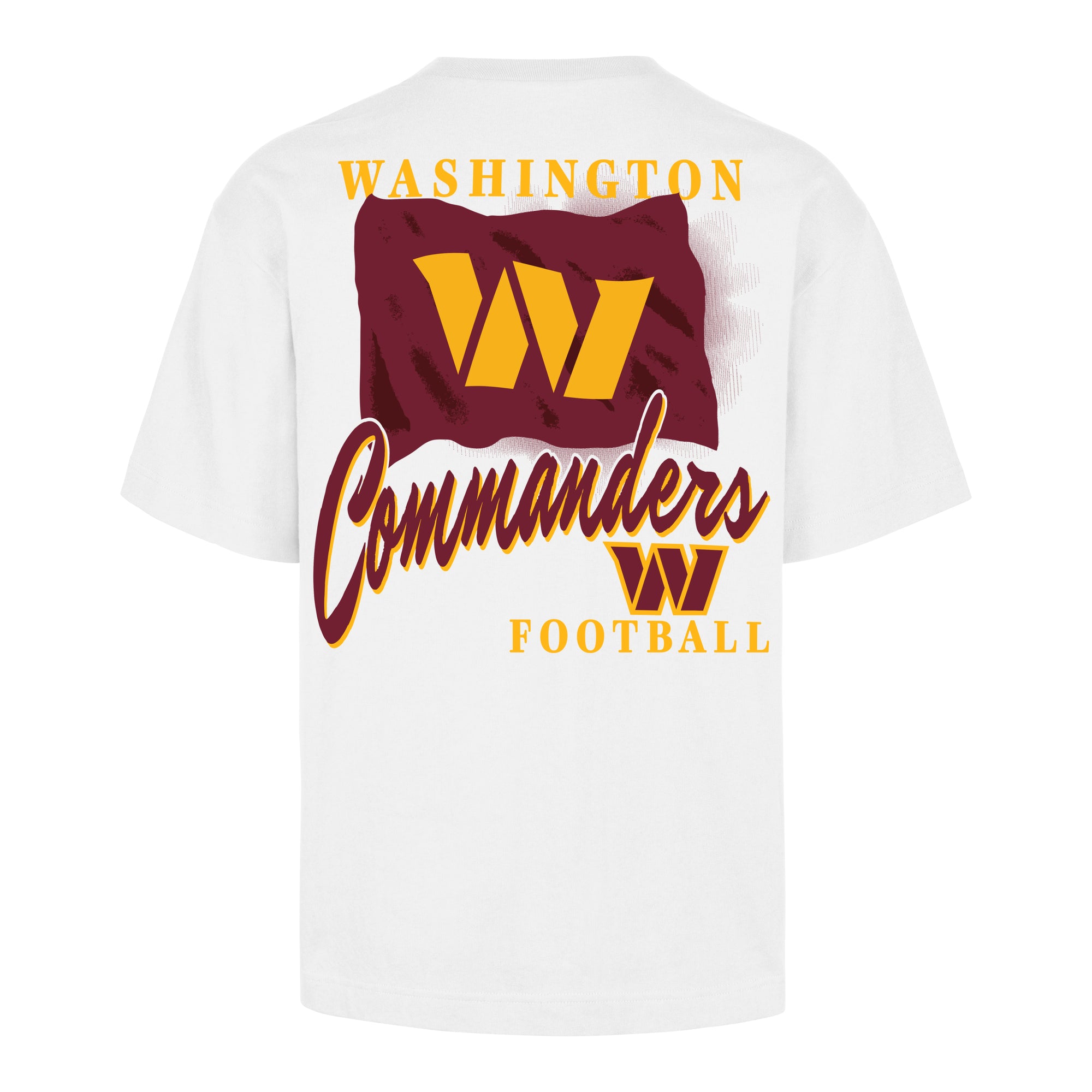 WASHINGTON COMMANDERS BACKER SCRIPT ILLUSTRATED '47 FOUNDATION TEE
