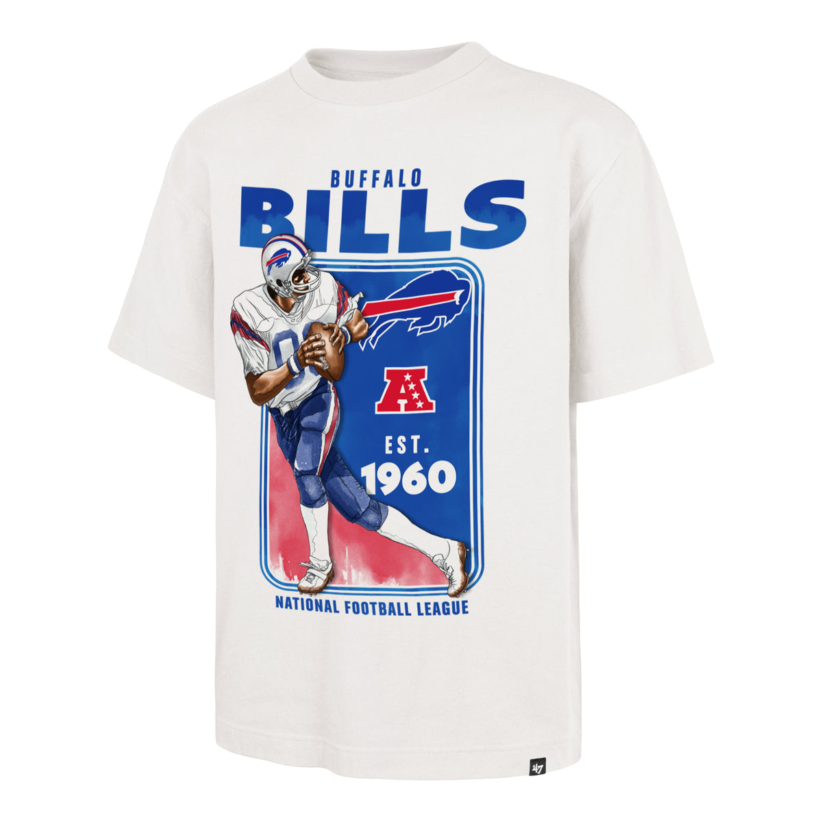 BUFFALO BILLS PLAYBRUSH '47 FOUNDATION TEE