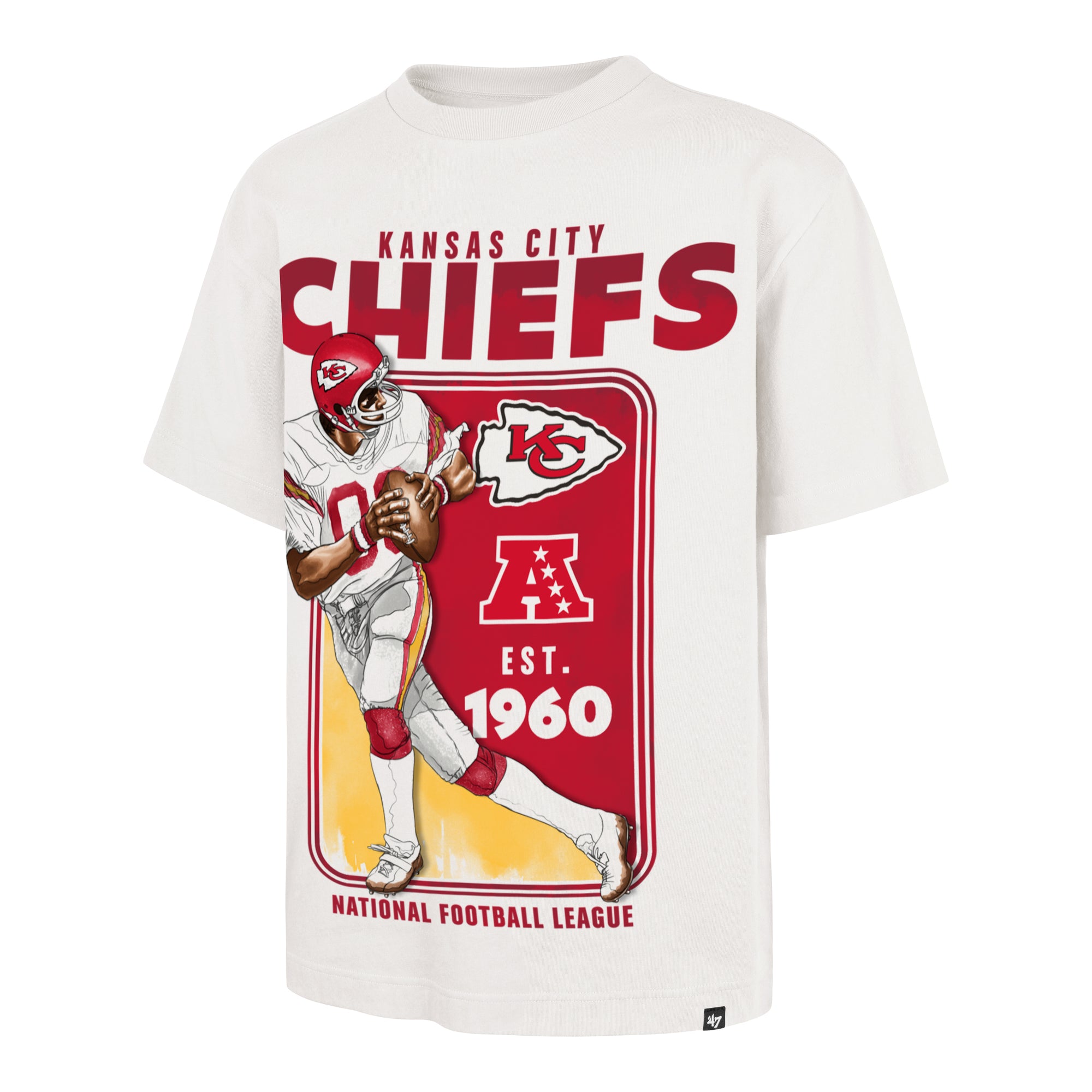 KANSAS CITY CHIEFS PLAYBRUSH '47 FOUNDATION TEE