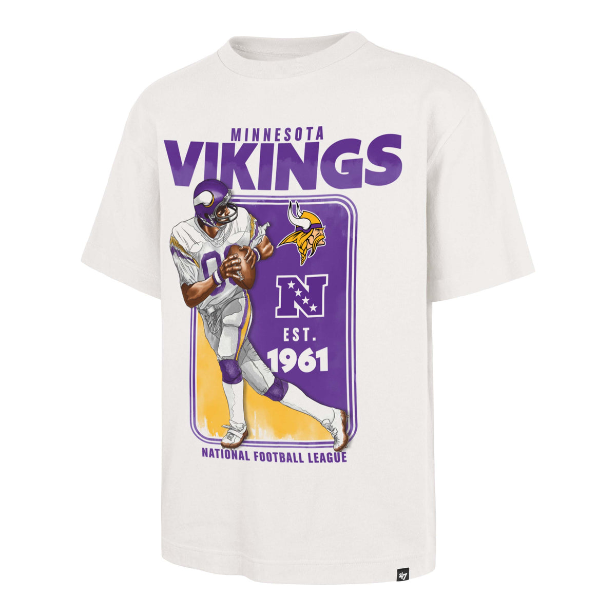 MINNESOTA VIKINGS PLAYBRUSH '47 FOUNDATION TEE