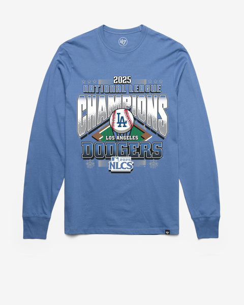 LOS ANGELES DODGERS 2025 NATIONAL LEAGUE CHAMPIONS '47 FRANKLIN LONG SLEEVE TEE