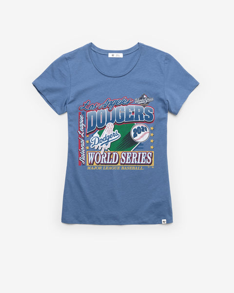 LOS ANGELES DODGERS 2025 WORLD SERIES '47 FRANKIE TEE WOMENS