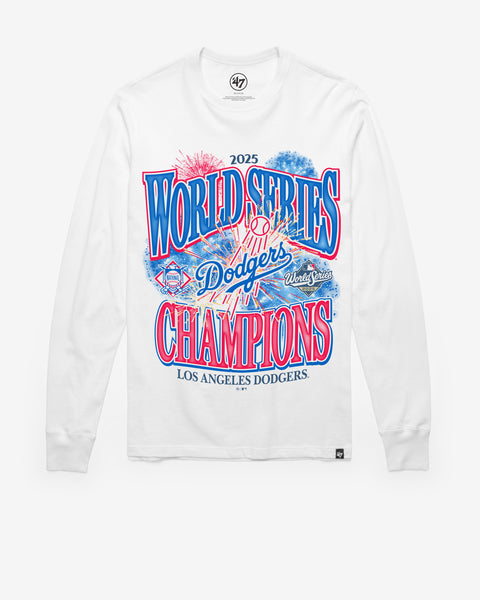 LOS ANGELES DODGERS 2025 WORLD SERIES CHAMPIONS '47 FRANKLIN LONG SLEEVE TEE