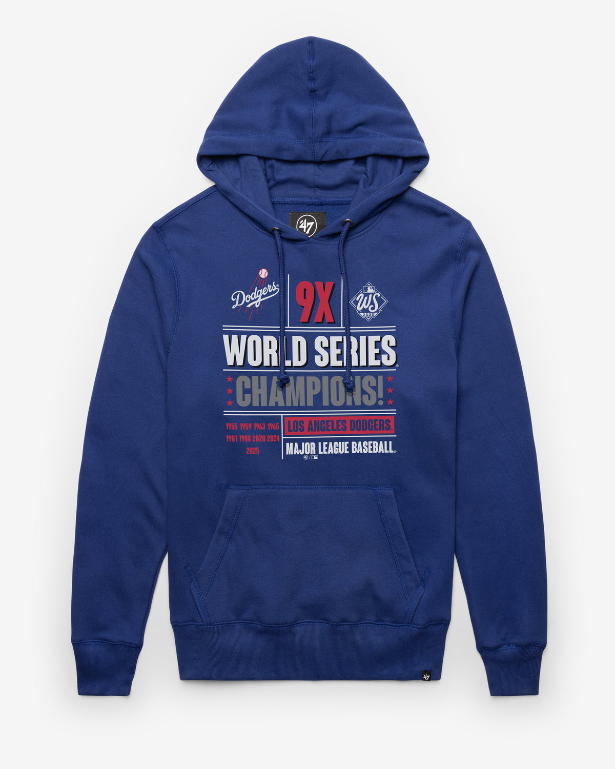 LOS ANGELES DODGERS 2025 WORLD SERIES CHAMPIONS '47 HEADLINE HOOD