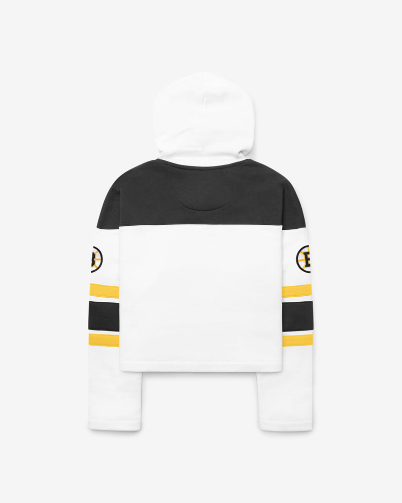 BOSTON BRUINS CUT THRU CROPPED '47 WOMEN'S SUPERIOR LACER HOOD