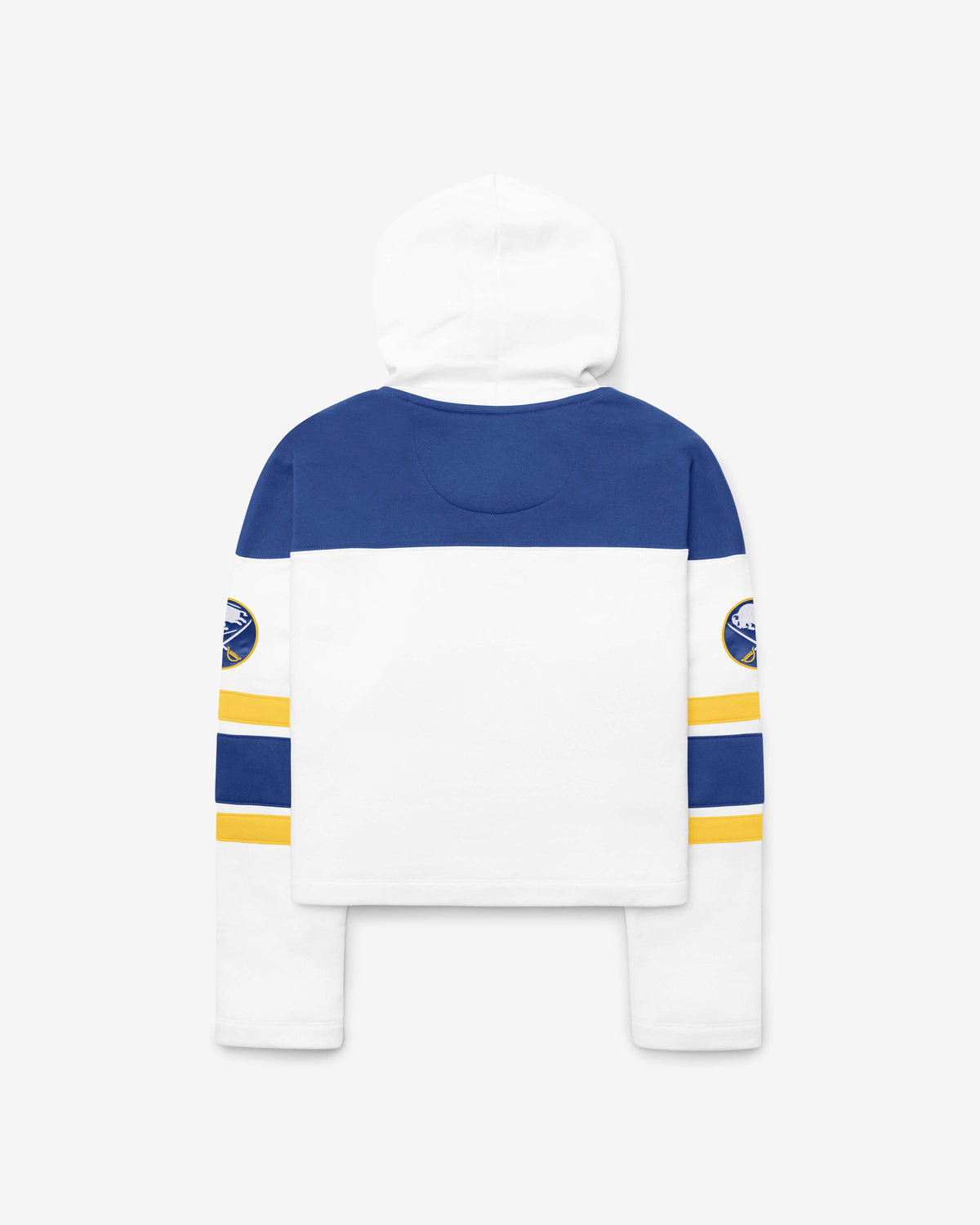 BUFFALO SABRES CUT THRU CROPPED '47 WOMEN'S SUPERIOR LACER HOOD